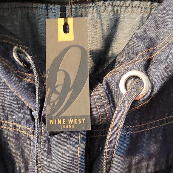 Georgeous Nine West Jean Jacket 3X NWT - Picture 6 of 8